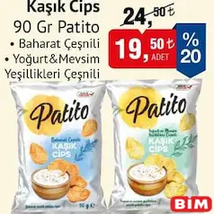 PAPTİTO KAŞIK CİPS 90 G